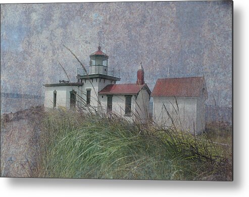 Lighthouse Metal Print featuring the photograph West Point Lighthouse - Seattle by Jeff Burgess