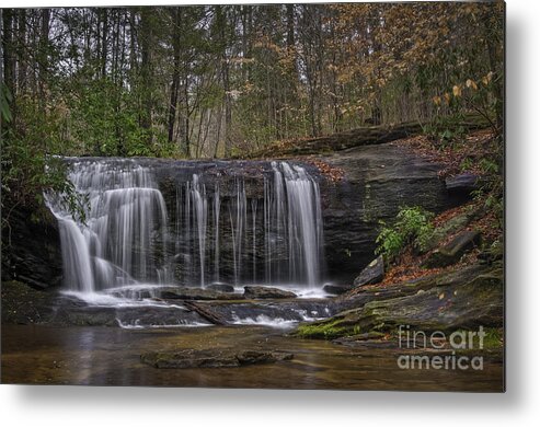 Waterfall Metal Print featuring the photograph Wildcat Creek Falls by David Waldrop