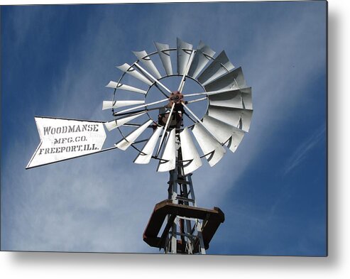 Farm Metal Print featuring the photograph Woodmanse Windmill by Keith Stokes