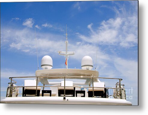 Spain Metal Print featuring the photograph Yacht in Marbella by Perry Van Munster