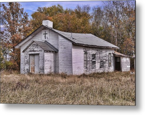 Church Metal Print featuring the photograph Yesterday by Renee Hardison