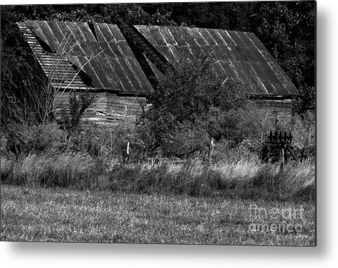 Abandoned Metal Print featuring the photograph Yesterday's Barn by Alan Look