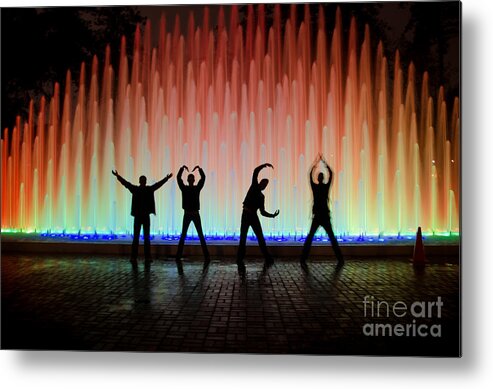 Lights Metal Print featuring the photograph Ymca by Alysha Thompson