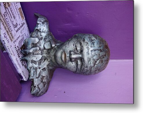  Metal Print featuring the sculpture -- by Ronex Ahimbisibwe