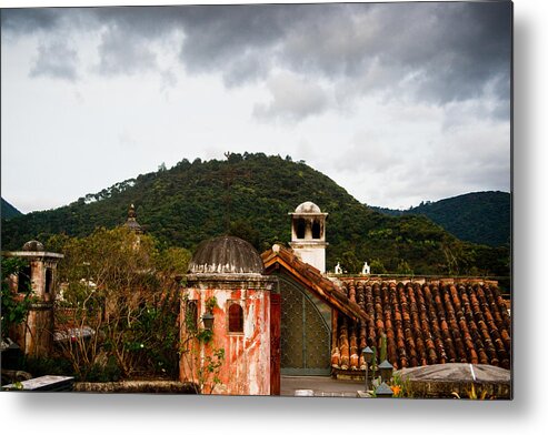 Roof Metal Print featuring the photograph Roof Top View 3 by Douglas Barnett