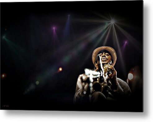Jazz Metal Print featuring the photograph Archie Shepp, Jazzman by Jean Francois Gil