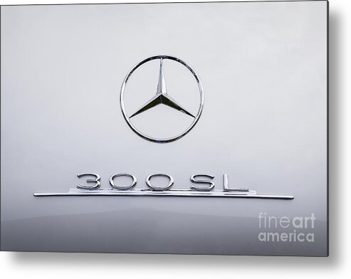 Mercedes Benz Metal Print featuring the photograph 300 Sl by Dennis Hedberg