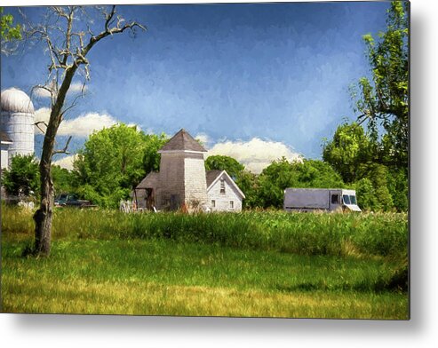 Landscape Metal Print featuring the photograph A Day At The Farm #1 by Tricia Marchlik