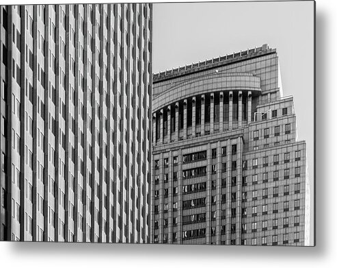 Architecture Metal Print featuring the photograph Abstract Architecture - New York by Shankar Adiseshan