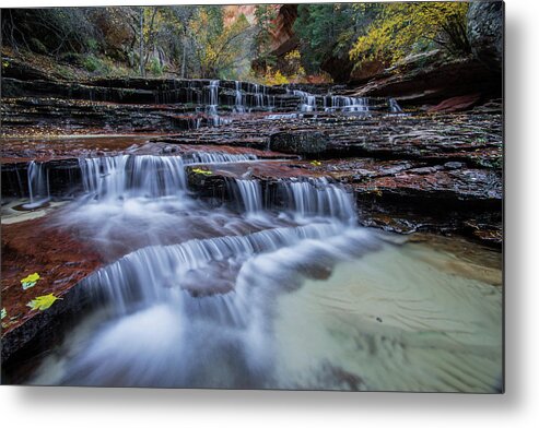 Zion Metal Print featuring the photograph Arch Angel Falls by Wesley Aston