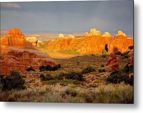 Arches National Park Metal Print featuring the photograph Arches National Park, Utah #1 by John Daly