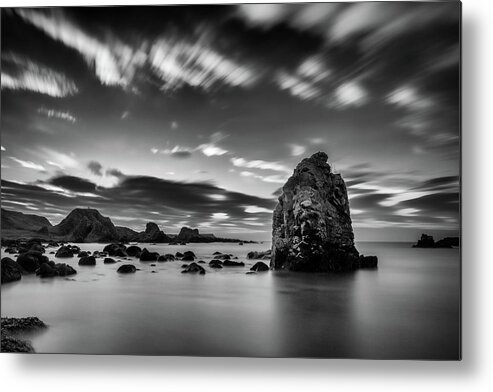 Ballintoy Metal Print featuring the photograph Ballintoy Sea Stack by Nigel R Bell