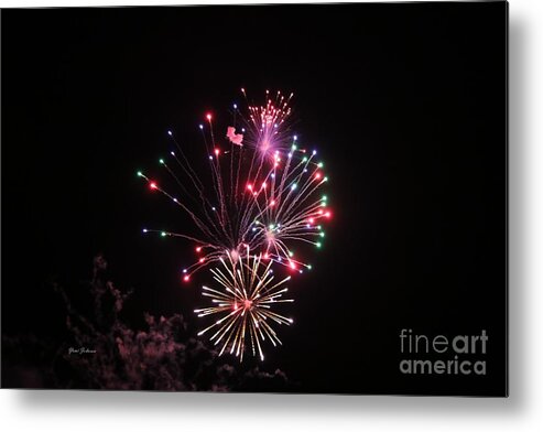 Fireworks Metal Print featuring the photograph Bright me up by Yumi Johnson