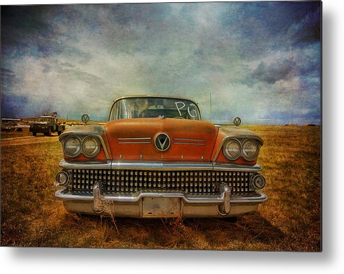 Buick Metal Print featuring the photograph Buick #1 by Elin Skov Vaeth