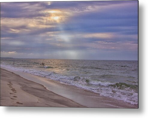 Cape May New Jersey Metal Print featuring the photograph Cape May Beach #1 by Tom Singleton