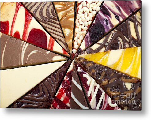 Slices Metal Print featuring the photograph Cheesecake #1 by Anthony Totah