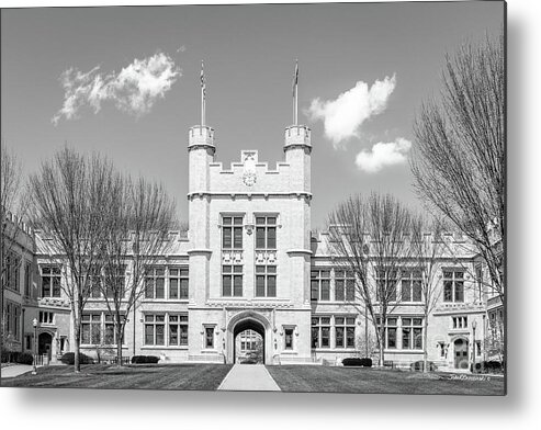 College Of Wooster Metal Print featuring the photograph College of Wooster Kauke Hall #1 by University Icons