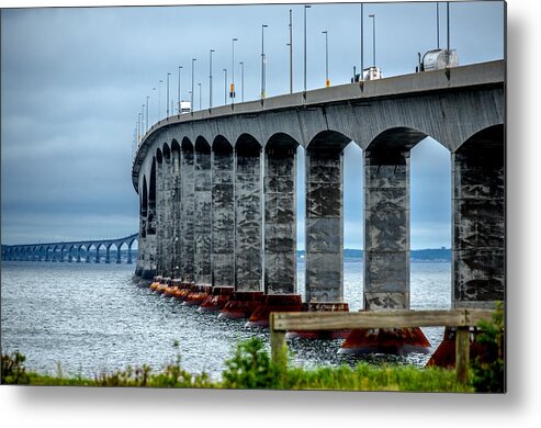 Nova Scotia Metal Print featuring the photograph Confederation Bridge #1 by Patrick Boening
