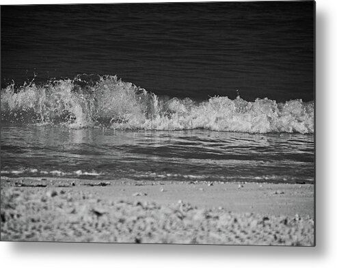 Beach Metal Print featuring the photograph Dancing Tides #1 by Michiale Schneider