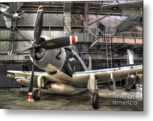 Dayton Metal Print featuring the photograph Douglas A-1E, Skyraider #2 by Greg Hager