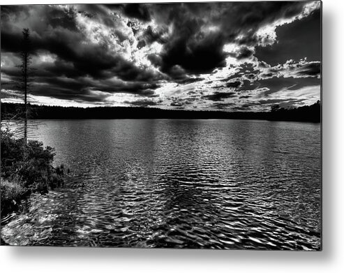 Early Evening At Nicks Lake Metal Print featuring the photograph Early Evening at Nicks Lake #1 by David Patterson