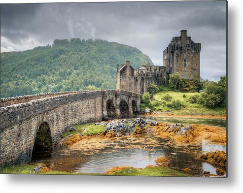 Eilean Donan Castle Metal Print featuring the photograph Eilean Donan Castle #3 by Ray Devlin