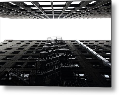Urban Metal Print featuring the photograph Escape by Kreddible Trout