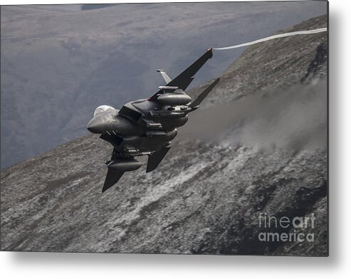 F15 Metal Print featuring the digital art F15 Eagle #1 by Airpower Art