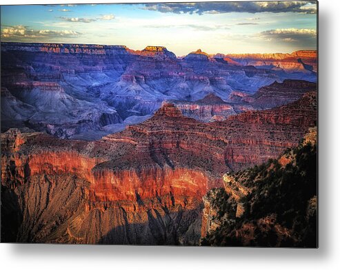 Grand Canyon Metal Print featuring the photograph Grand Canyon Sunset #1 by James Bethanis