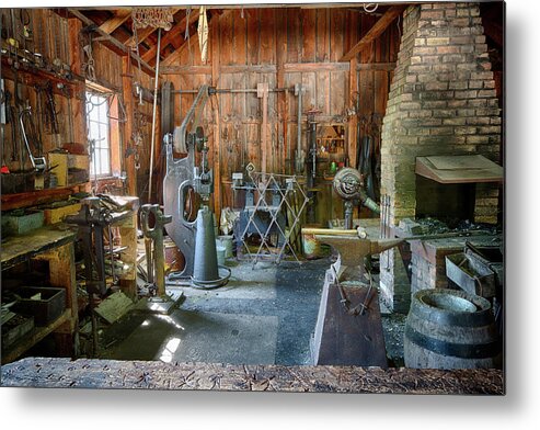 Old Metal Print featuring the photograph Idle by David Buhler