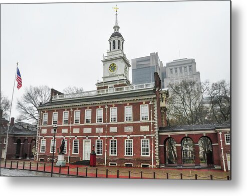 Independence Metal Print featuring the photograph Independence Hall - Philadelphia Pennsylvania #1 by Bill Cannon