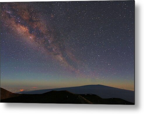 Photosbymch Metal Print featuring the photograph Milky Way over Mauna Loa #1 by M C Hood