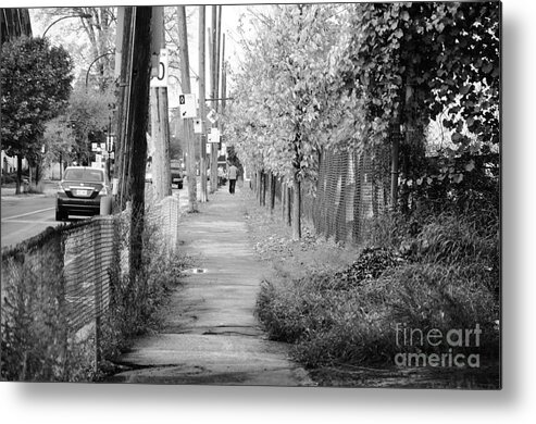 Street Photography Metal Print featuring the photograph Montreal Street Photography #1 by Reb Frost