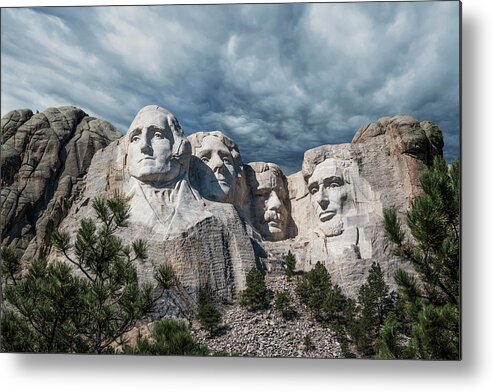 Mt. Rushmore Metal Print featuring the photograph Mount Rushmore II by Tom Mc Nemar