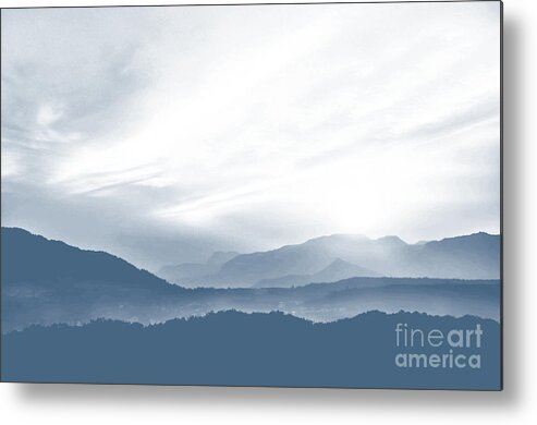 Mountains Metal Print featuring the photograph Mountains #1 by Charuhas Images