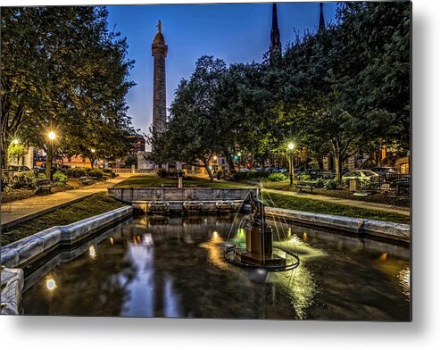 Baltimore Metal Print featuring the photograph Mt Vernon Place #1 by Jim Archer
