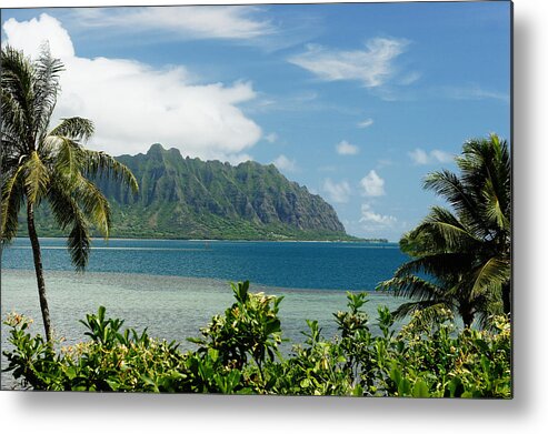 Bay Metal Print featuring the photograph Oahu, Kaneohe Bay #1 by Vince Cavataio - Printscapes