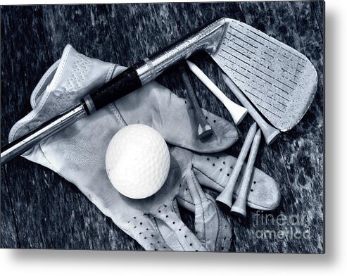 Golf Metal Print featuring the photograph Old Golf Days #2 by Charline Xia