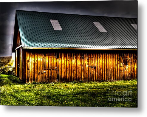 Barn Metal Print featuring the photograph On the Farm #1 by William Norton