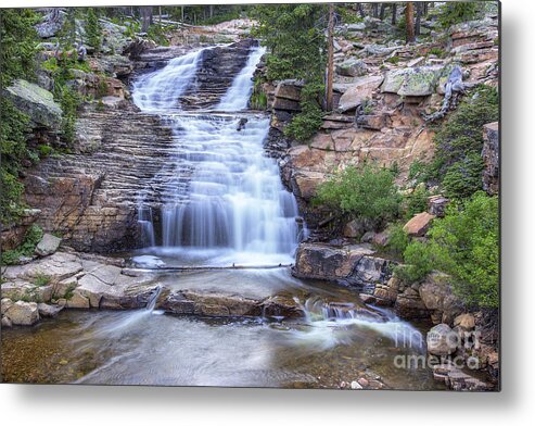 Provo Metal Print featuring the photograph Provo River Falls #2 by Spencer Baugh