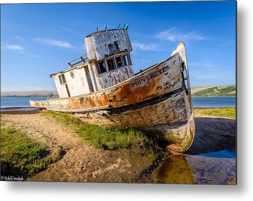Pt Reyes Metal Print featuring the photograph Pt Reyes #1 by Mike Ronnebeck