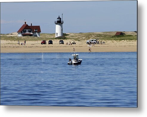 Cape Cod Metal Print featuring the photograph Race Point Lighthouse, Provincetown #2 by Thomas Sweeney