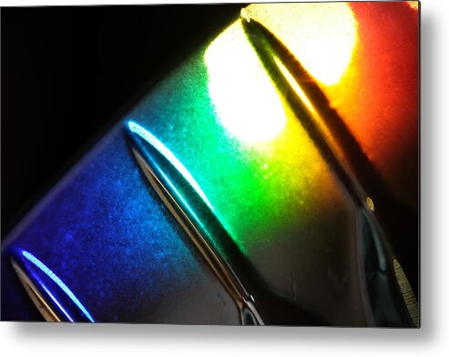 Rainbow Metal Print featuring the photograph Rainbow Art #2 by Hartmut Knisel