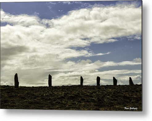 Ring Of Brodgar Metal Print featuring the photograph Ring of Brodgar #1 by Fran Gallogly