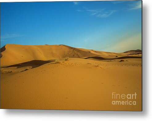 Algeria Metal Print featuring the photograph Sahara Morocco by Patricia Hofmeester