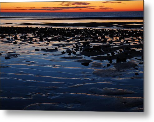 Sunrise Metal Print featuring the photograph Sunrise at the Shore #1 by James Kirkikis
