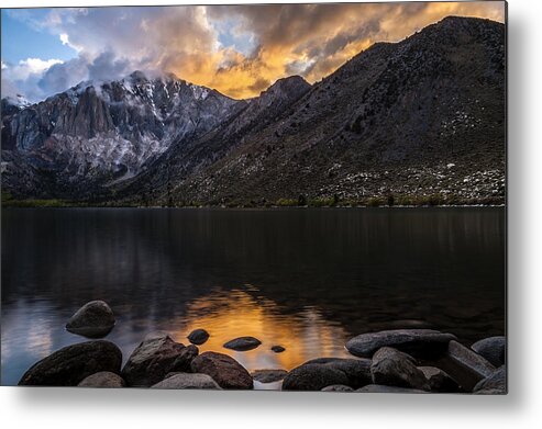 California Metal Print featuring the photograph Sunset at Convict Lake #1 by Cat Connor