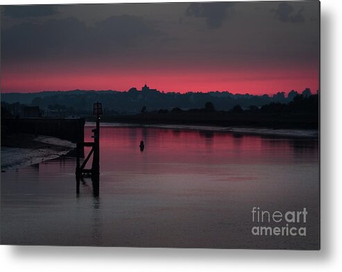 Sunset Metal Print featuring the photograph Sunset on the River by Perry Rodriguez