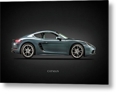 Porsche Cayman Metal Print featuring the photograph The Cayman by Mark Rogan