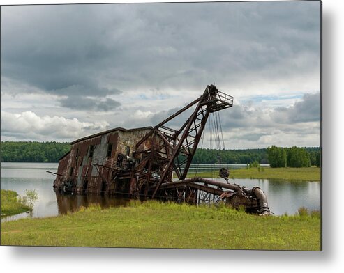 Quincy Mine Metal Print featuring the photograph The Dredge by Steve L'Italien